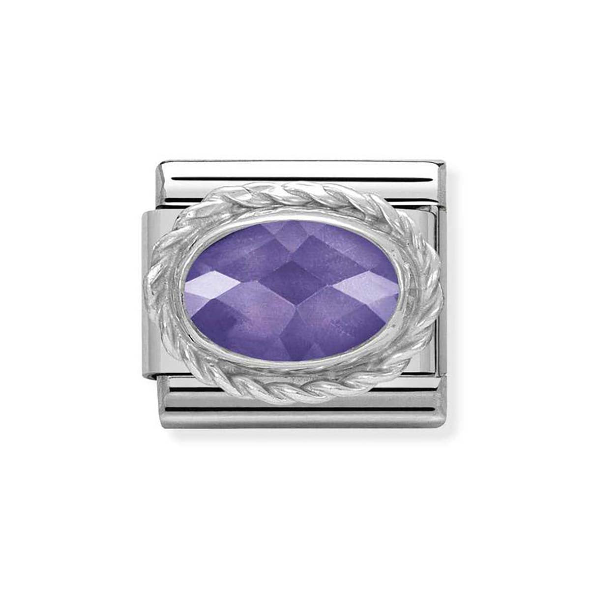 Nomination Purple Cubic Zirconia Charm