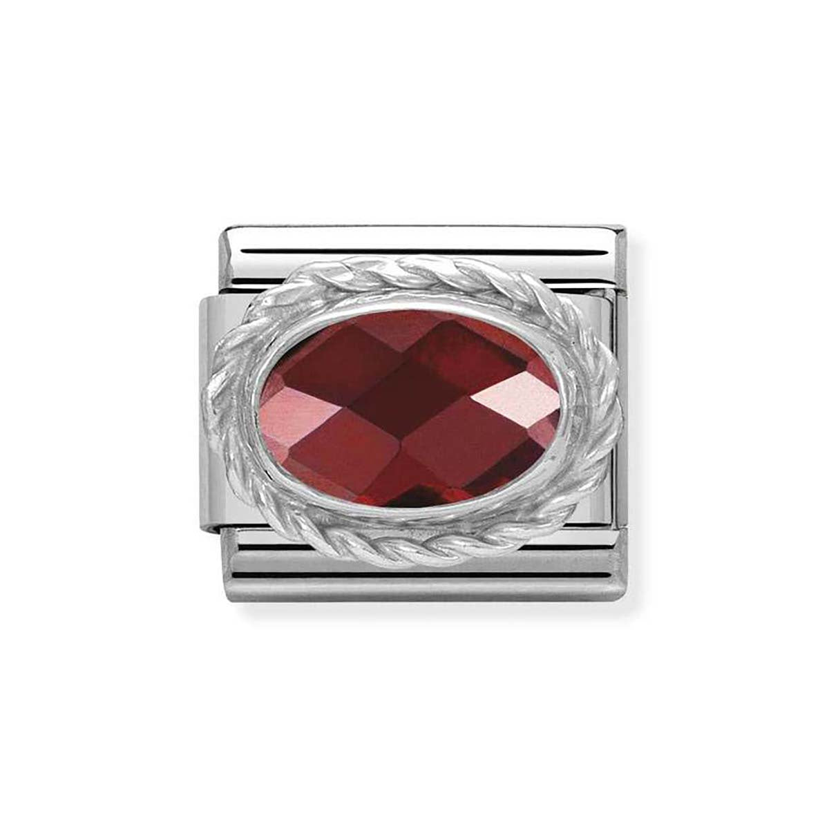 Nomination Red Cubic Zirconia Charm