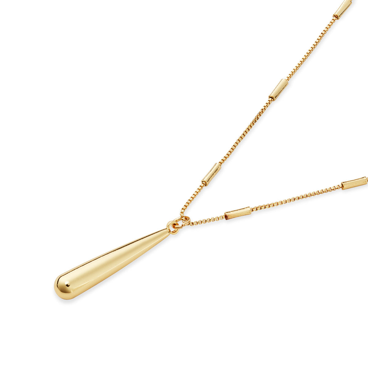 August Woods Gold Droplet Necklace