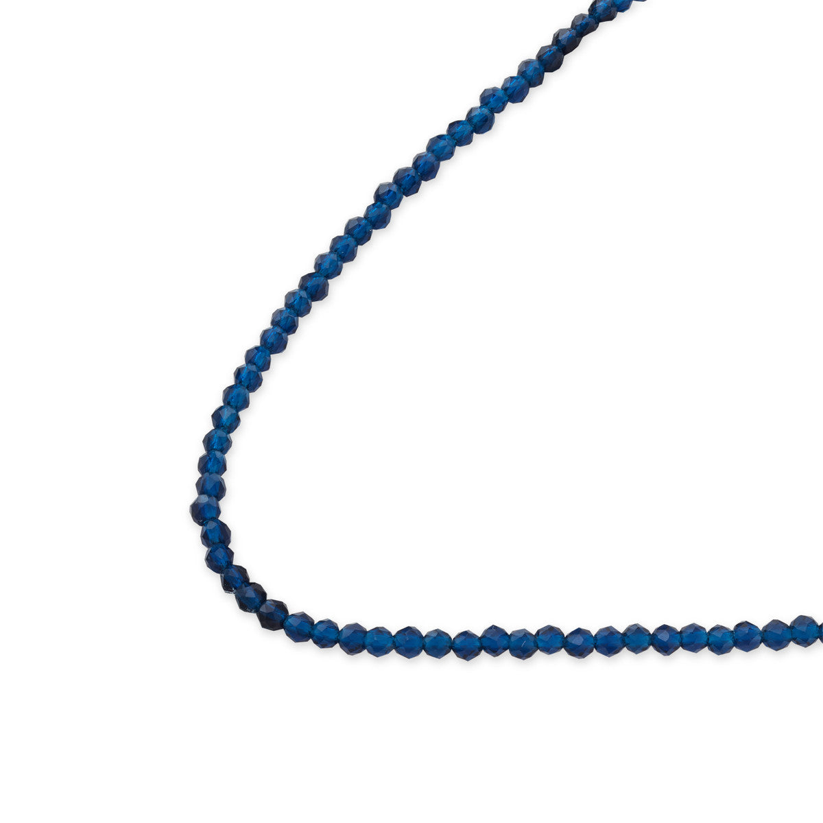 August Woods Gold Celestial Blue Bead Necklace