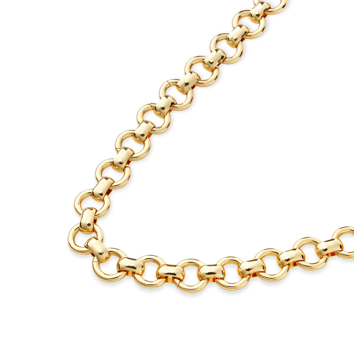August Woods Gold Clasp Cable Chain Necklace