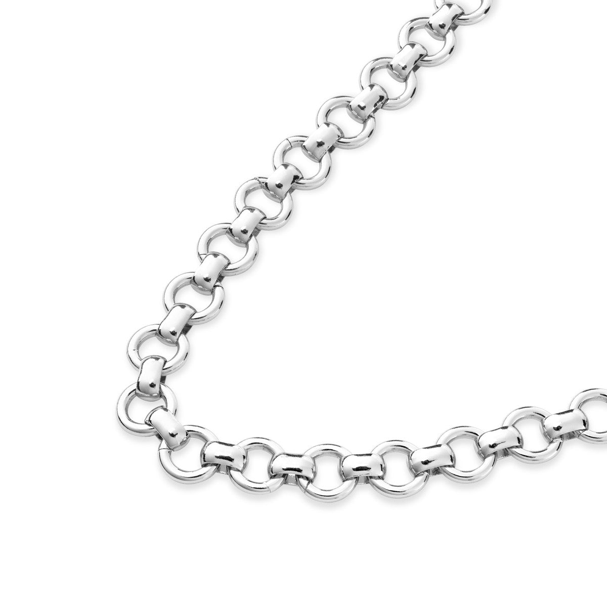 August Woods Silver Clasp Cable Chain Necklace