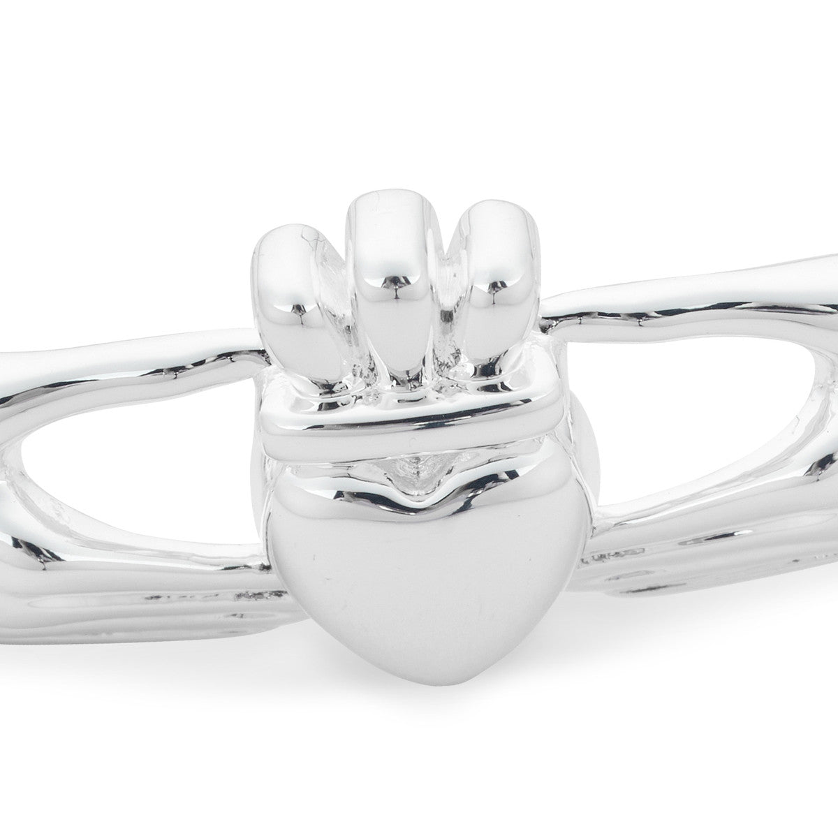 August Woods Silver Claddagh Bangle