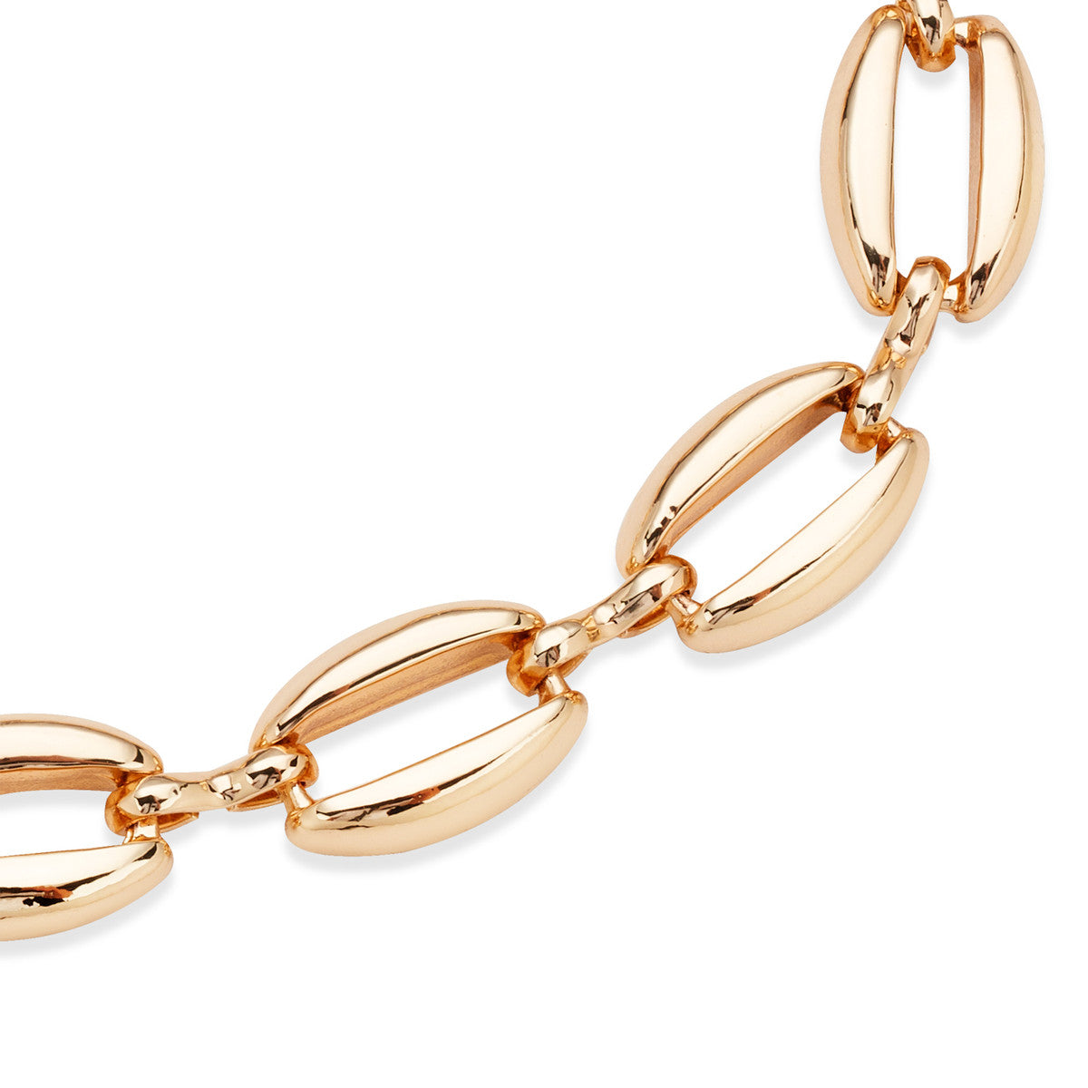 August Woods Gold Coffee Bean T-Bar Bracelet