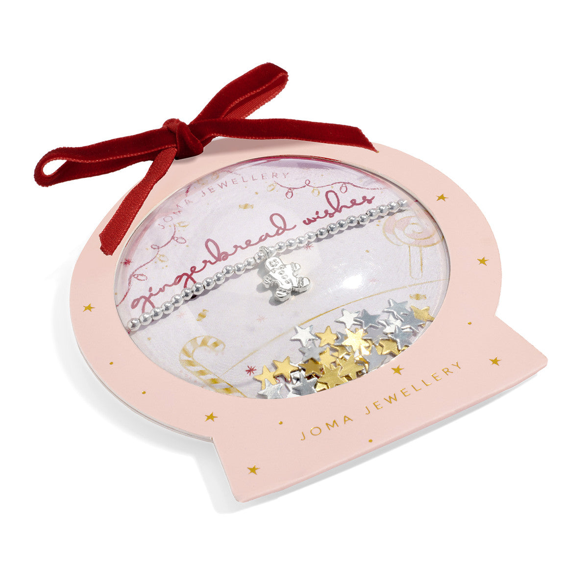 Joma Snowglobe A Little Gingerbread Wishes Bracelet