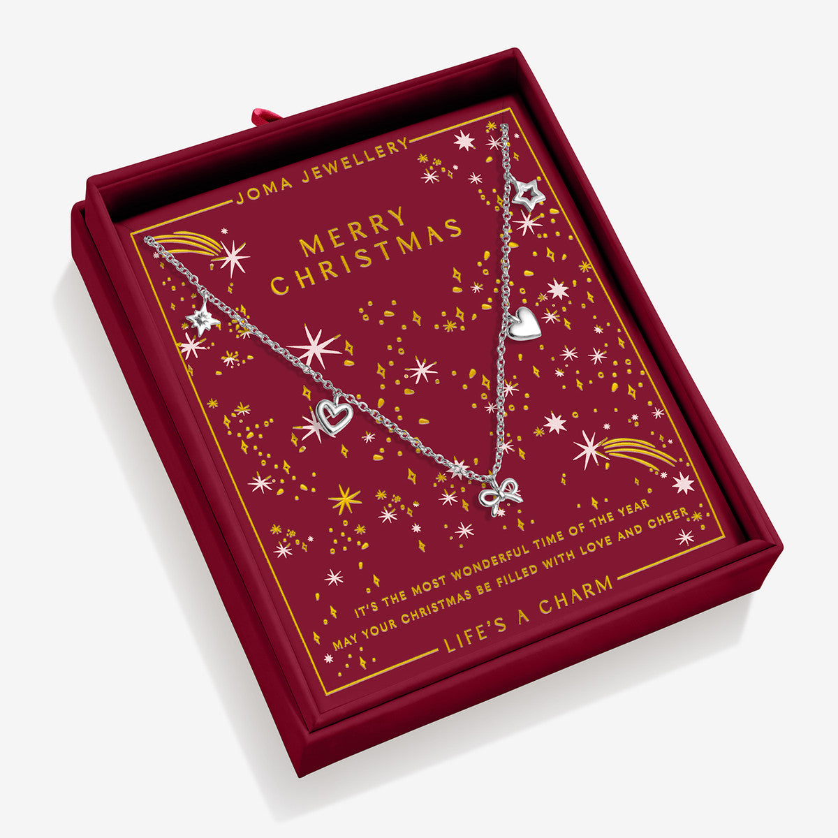 Joma Christmas Life's A Charm Merry Christmas Necklace