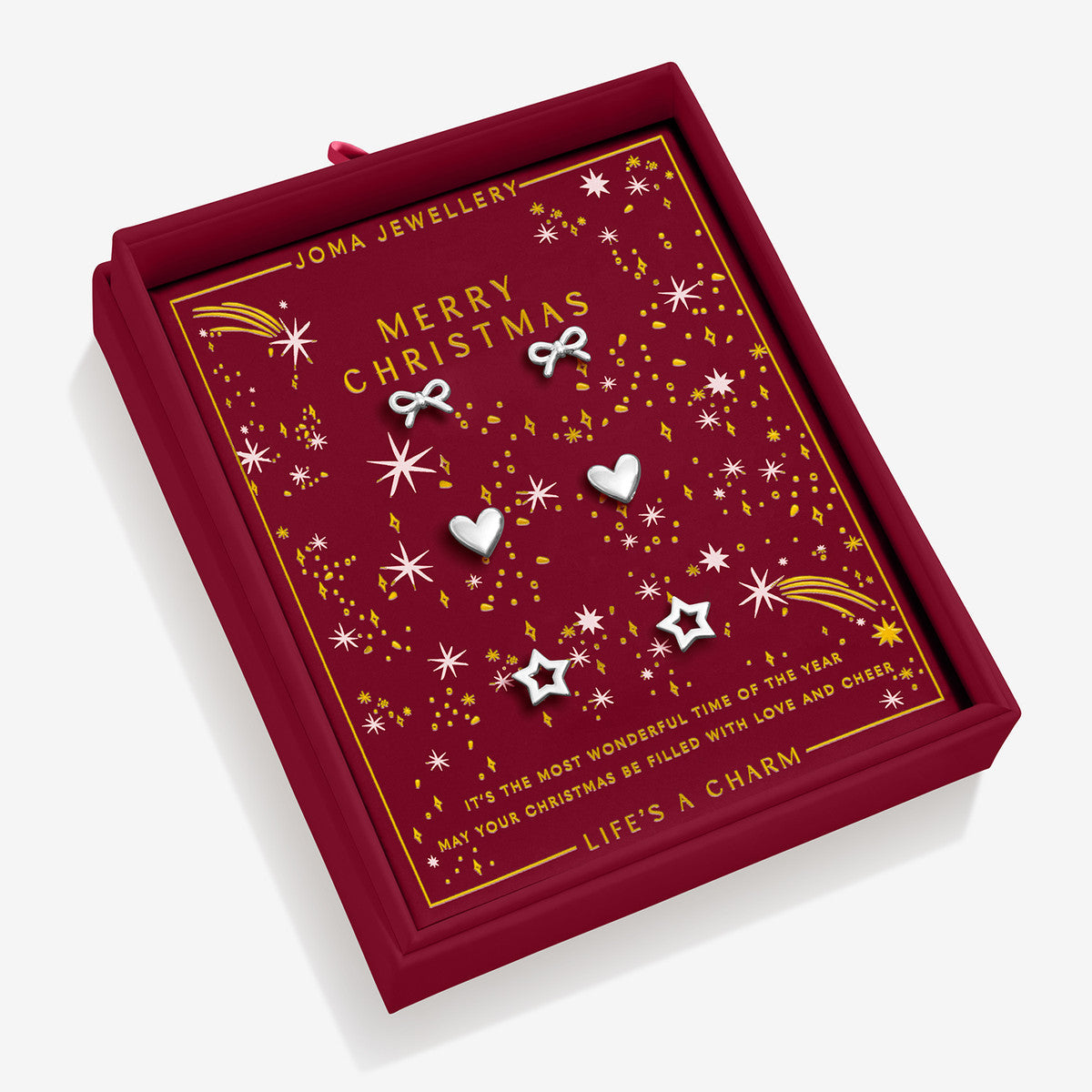 Joma Christmas Life's A Charm Merry Christmas Earrings