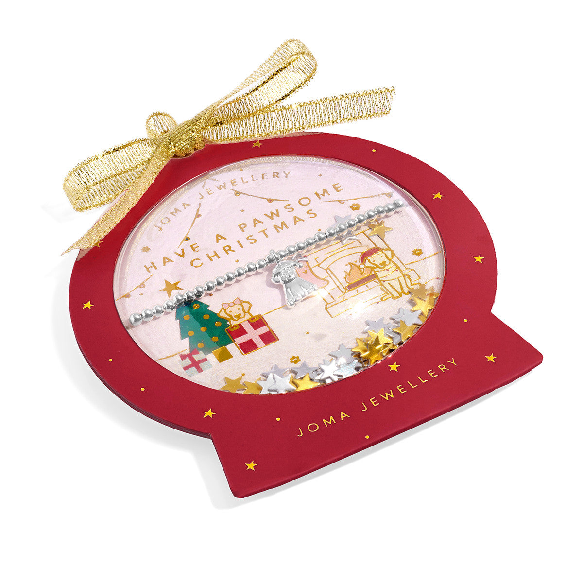 Joma Kids' Snowglobe A Little Have A Pawsome Christmas Bracelet