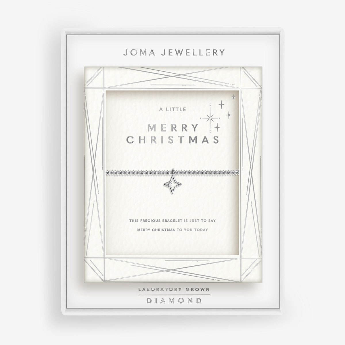 Joma Laboratory Grown Diamond A Little Merry Christmas Bracelet