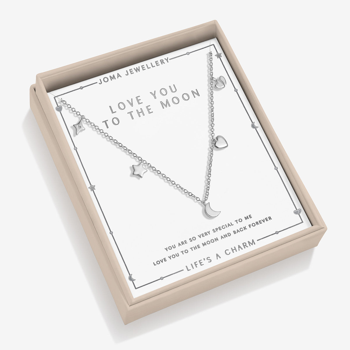 Joma Life's A Charm Love You To The Moon And Back Necklace