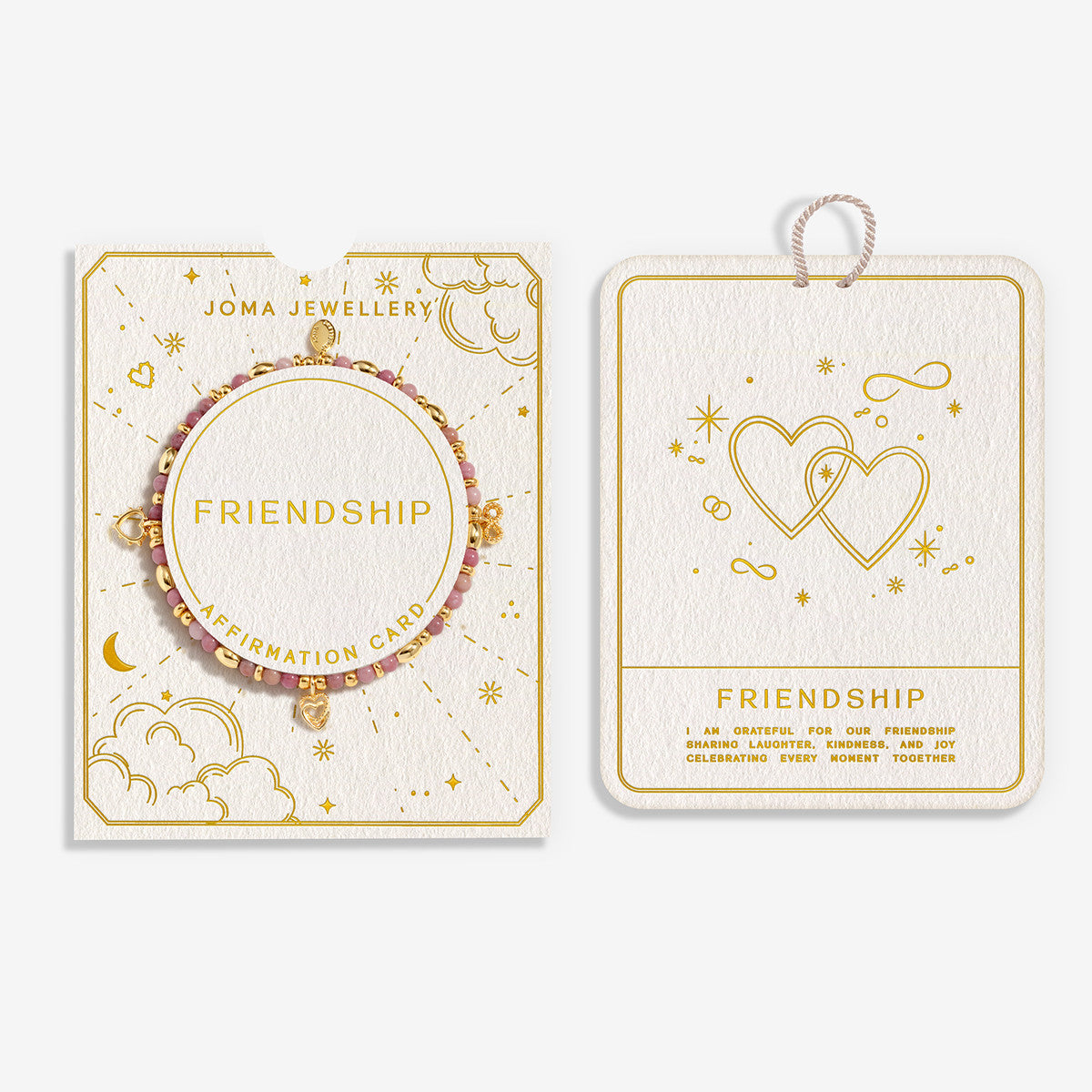 Joma Affirmation Card Friendship Bracelet