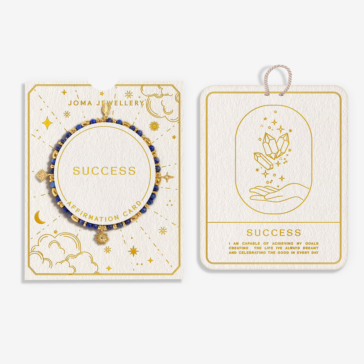 Joma Affirmation Card Success Bracelet