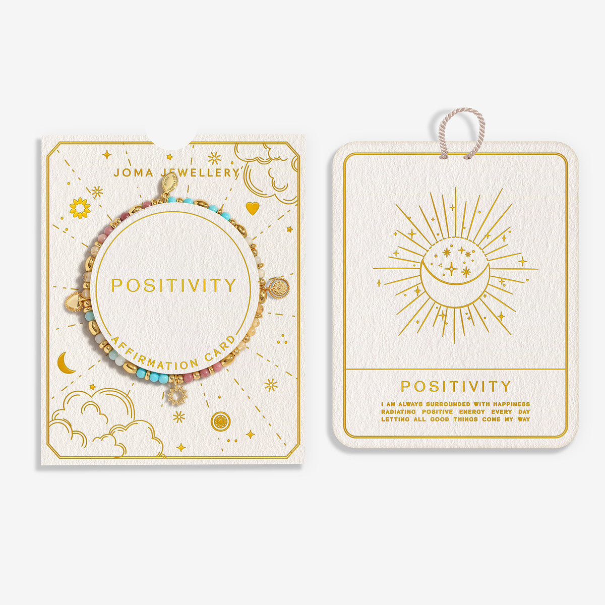 Joma Affirmation Card Positivity Bracelet