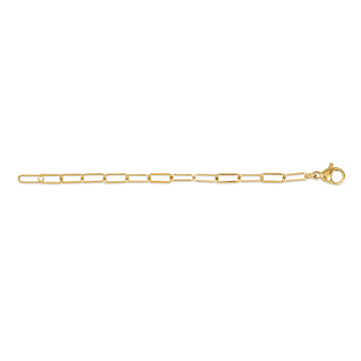 Over & Over 14k Gold Stainless Steel 10cm Extension Chain