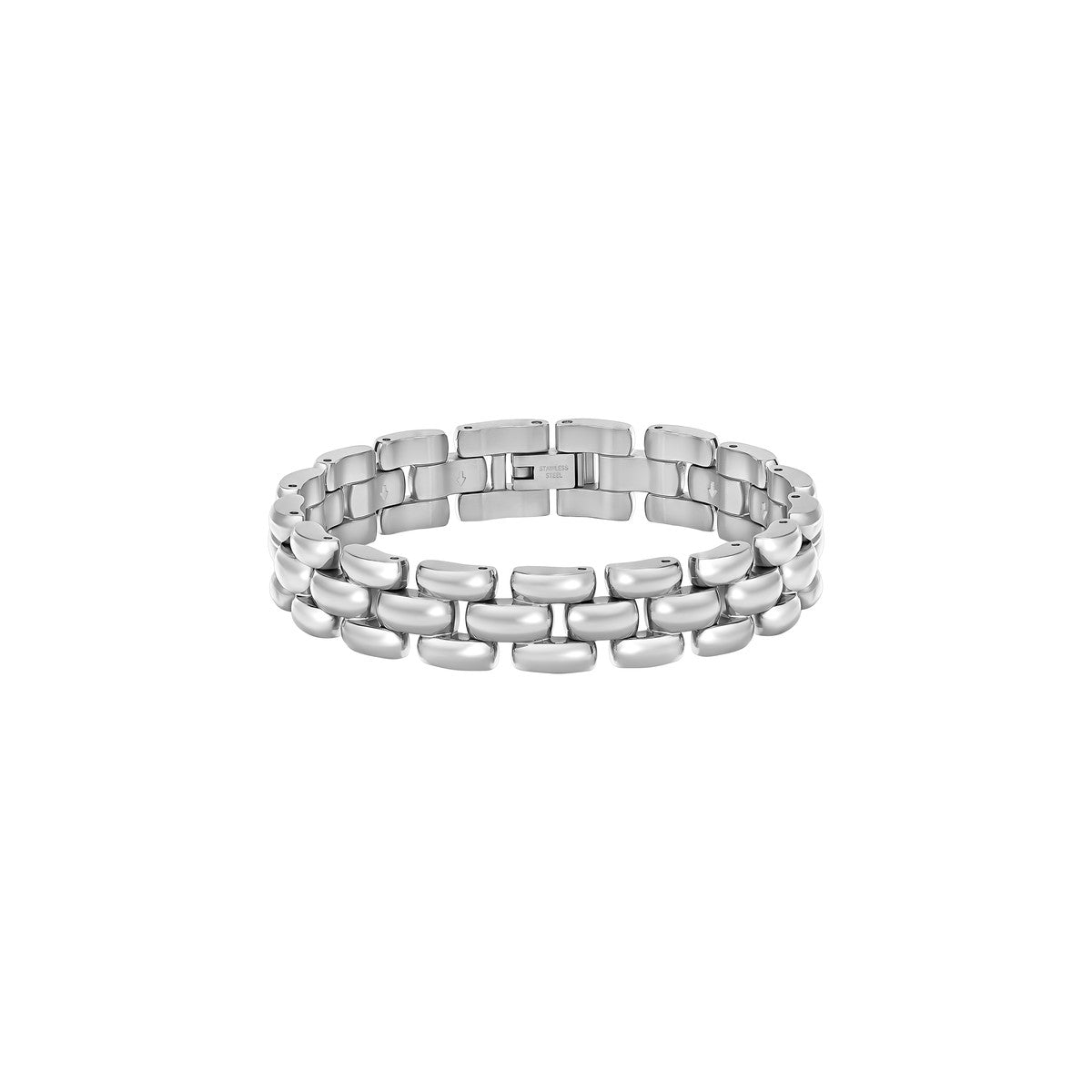 Boss Silver Violet Linked Bracelet