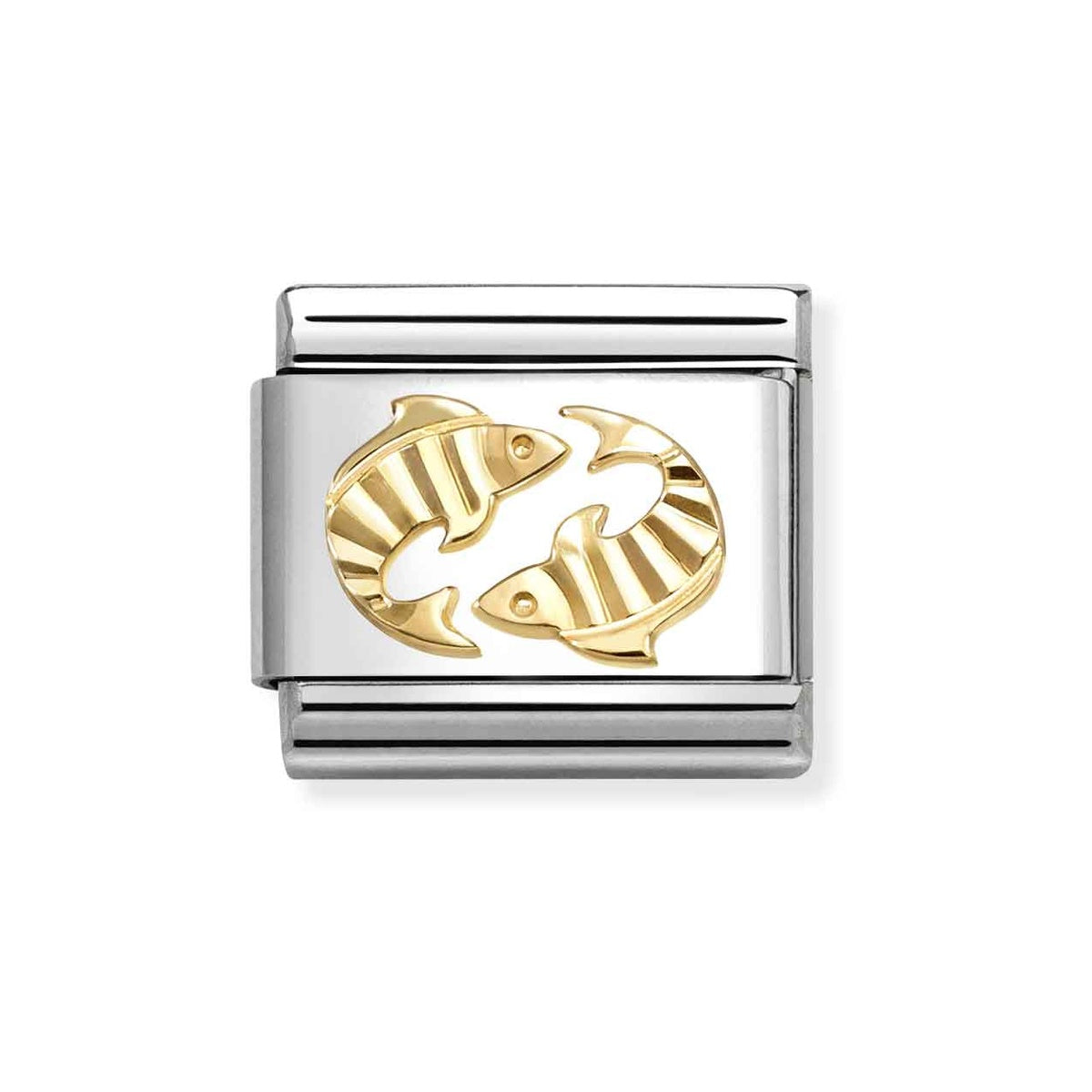 Gold Pisces Star Sign Charm