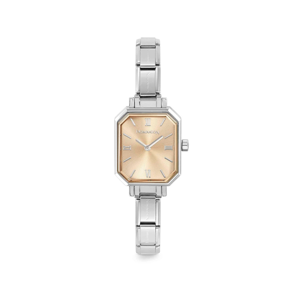 Nomination Silver Gold Dial Composable Watch