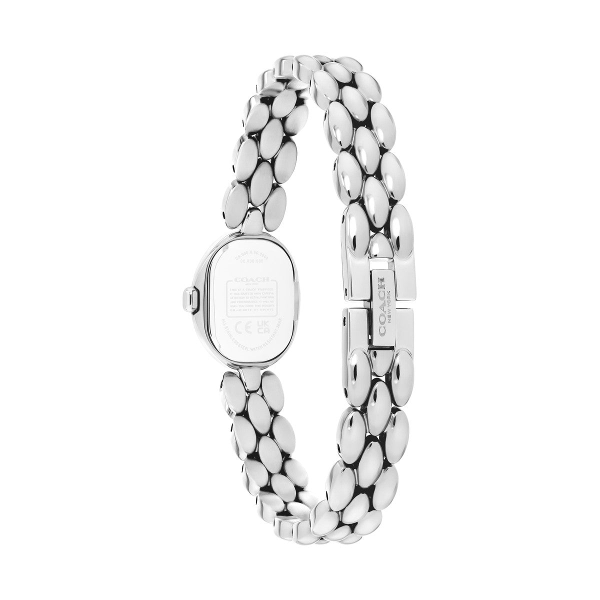 Coach Silver Mini Sammy Oval Dial Watch