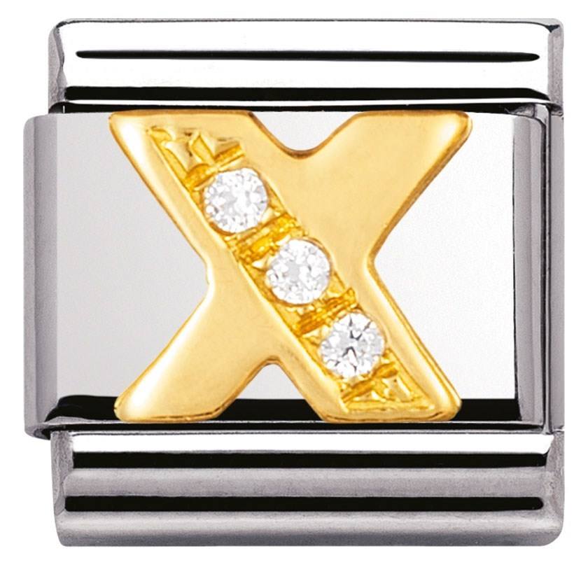 Nomination Cubic Zirconia X Charm
