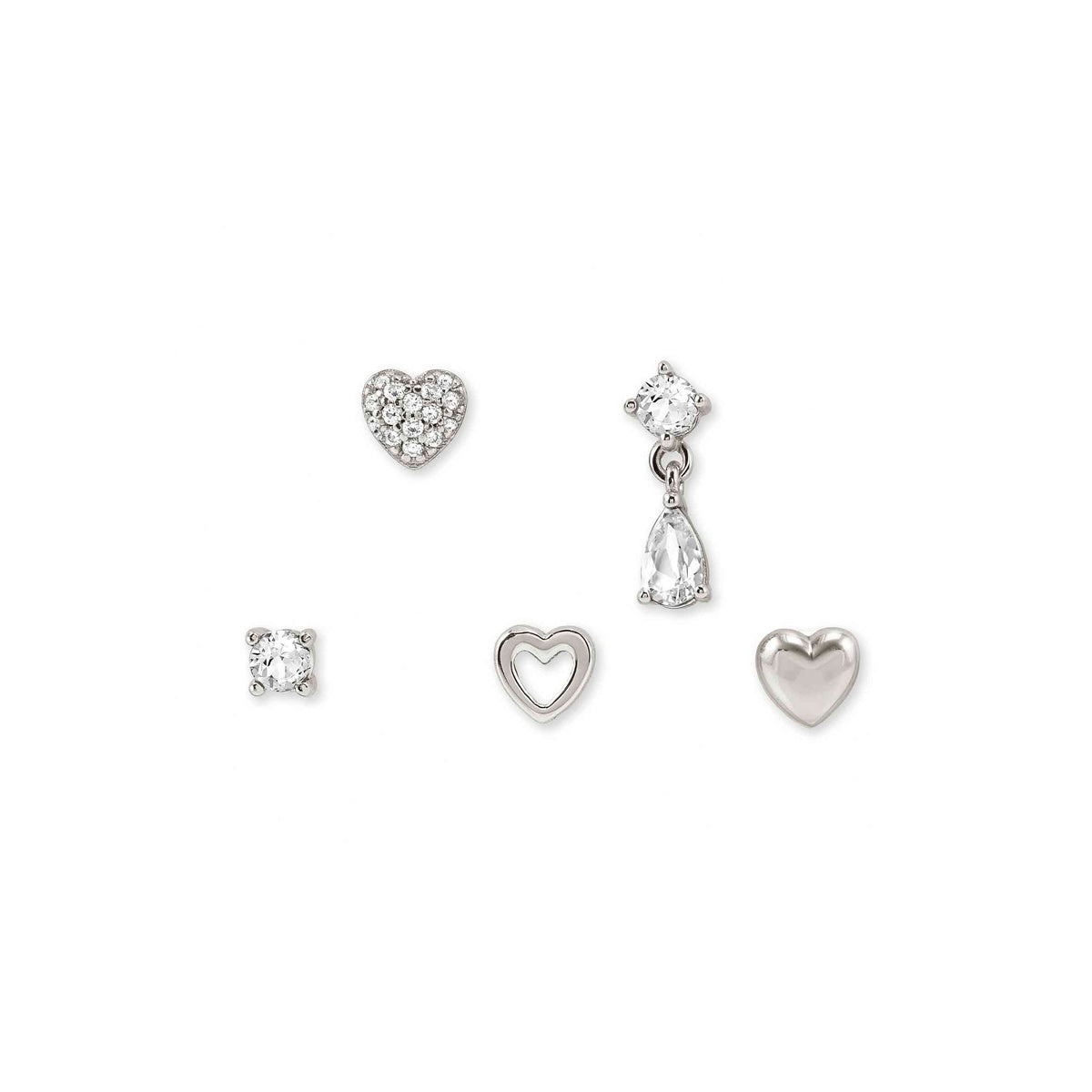 Nomination Silver Precious Moves Mixed Stud Earrings