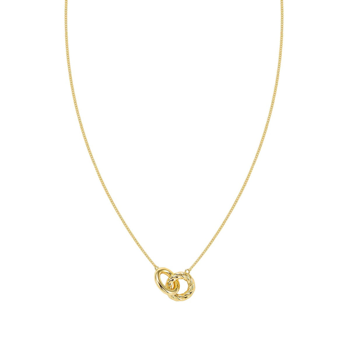 Nomination Gold Siren Dream Double Ring Necklace