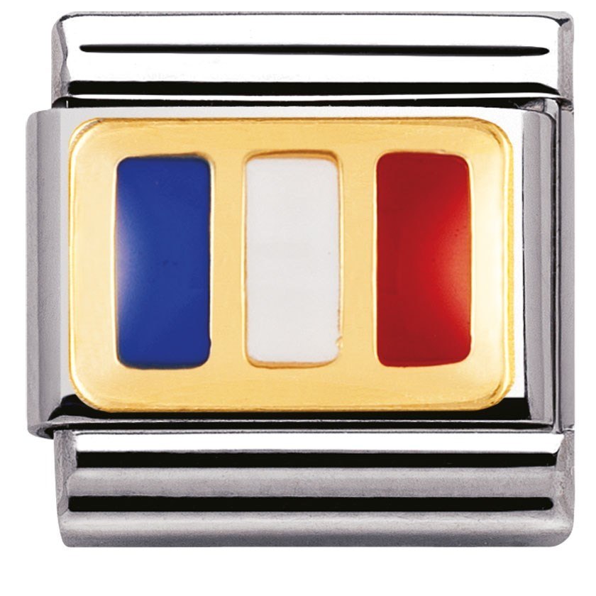 Nomination France Flag Charm