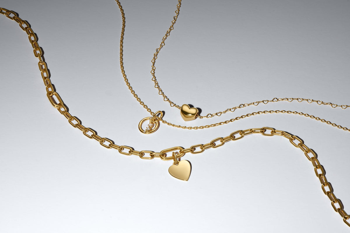 Pandora Gold Engravable Heart Charm
