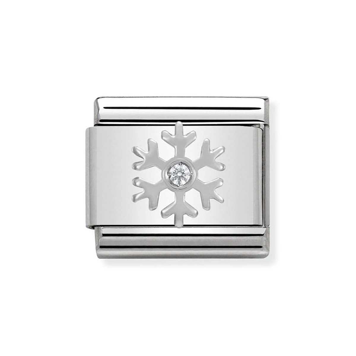 Nomination SilverShine Christmas Snowflake Charm
