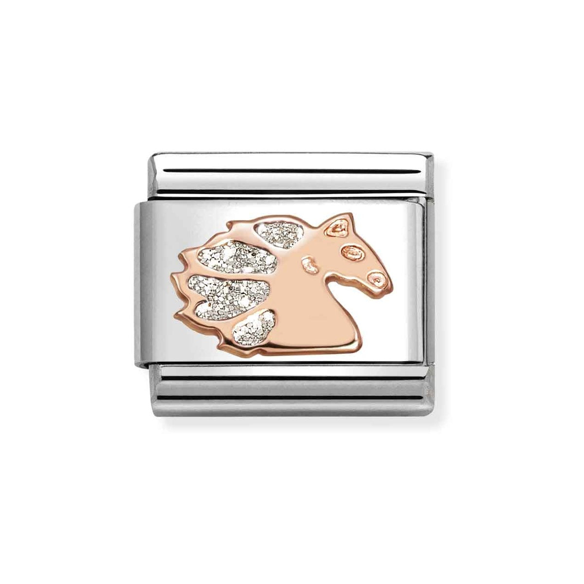 Rose Gold Horse Charm