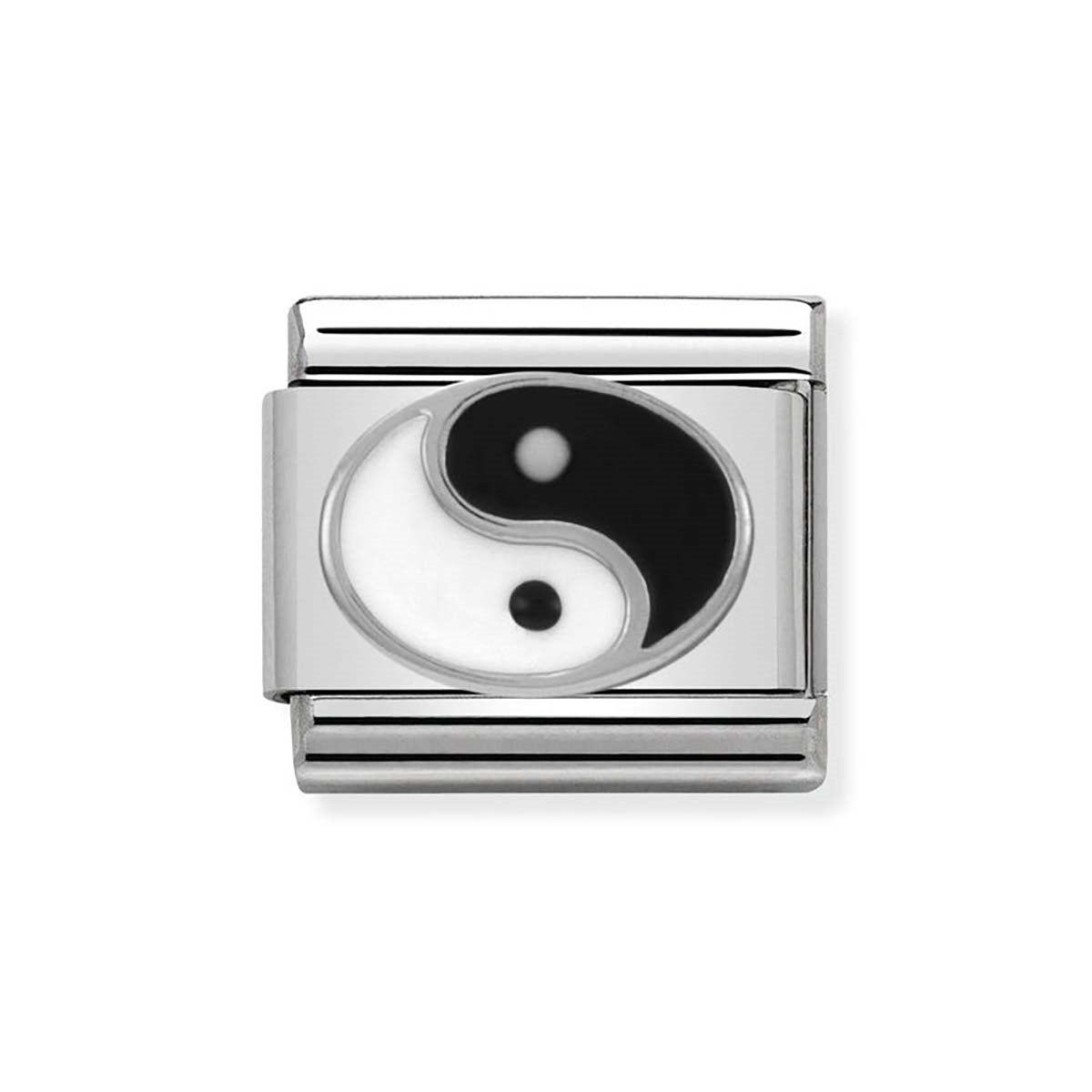 Nomination Silver Yin Yang Charm