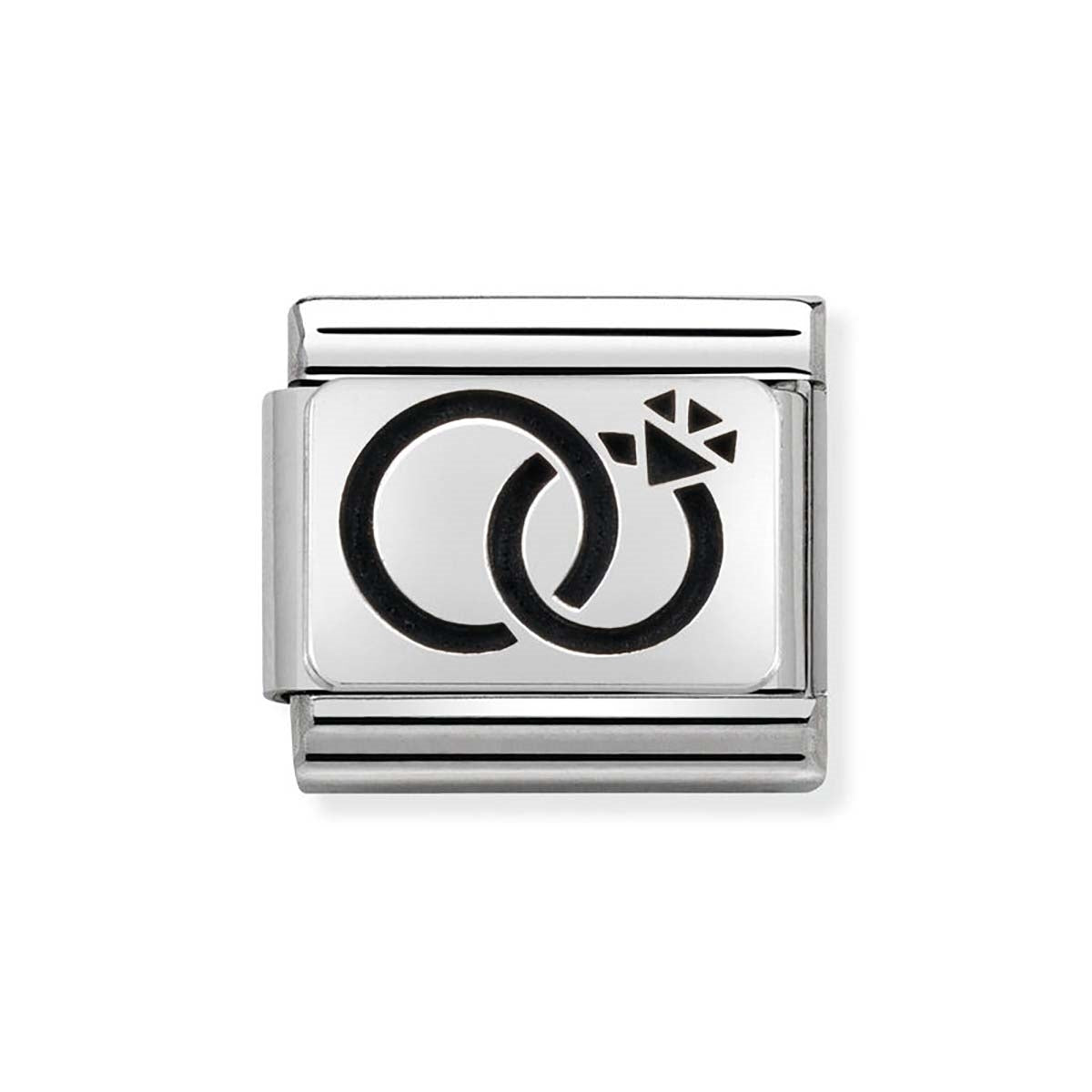 Nomination Silvershine Wedding Rings Charm