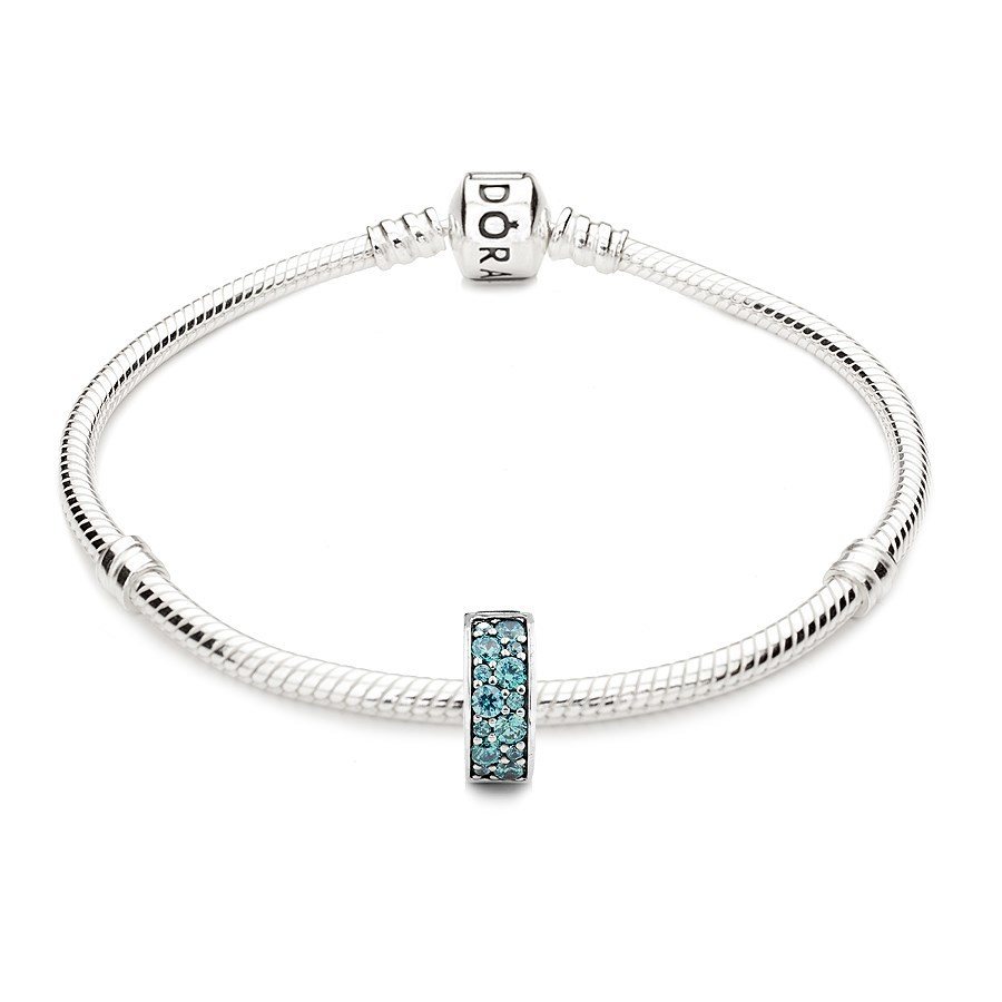 Pandora Teal Shining Elegance Clip