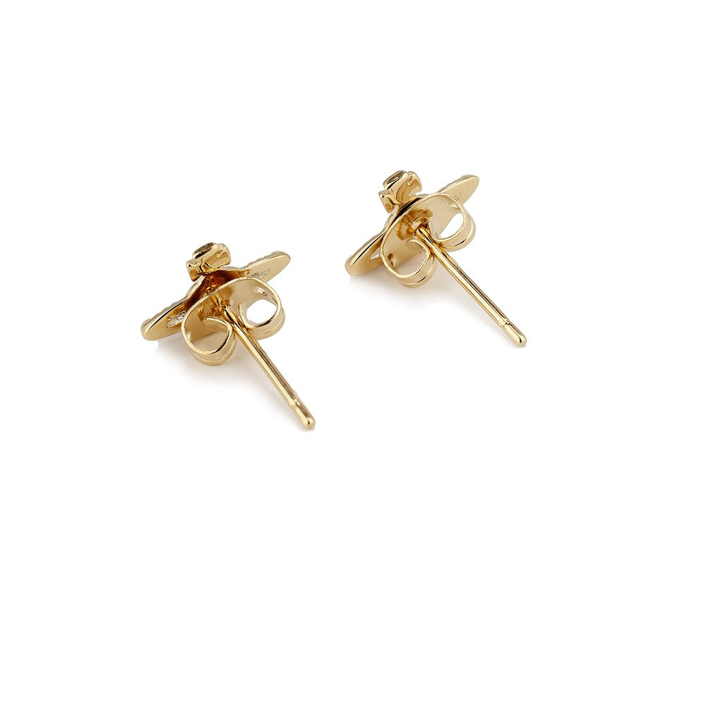 Vivienne Westwood Gold Farah Studs