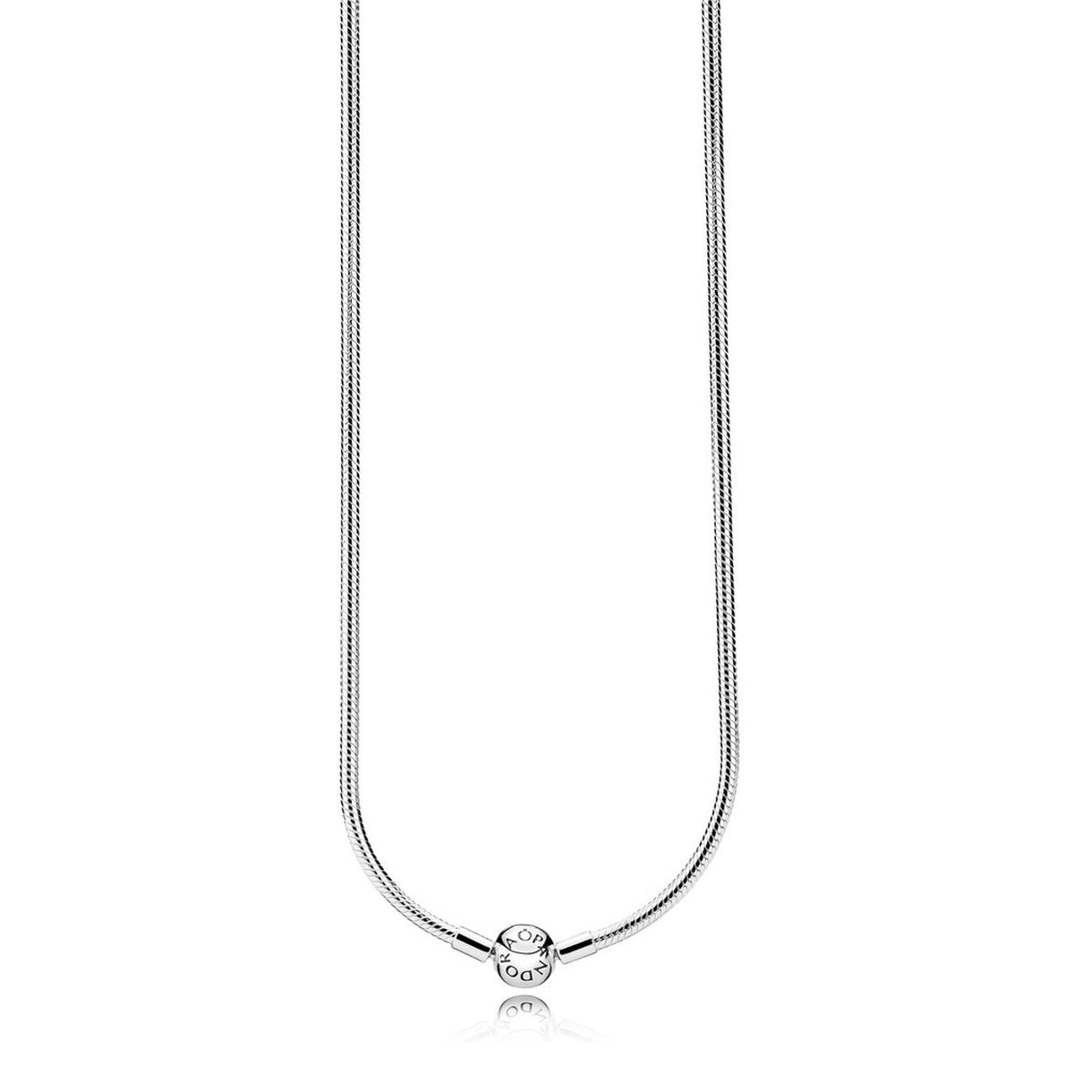 Pandora Moments Silver Charm Necklace