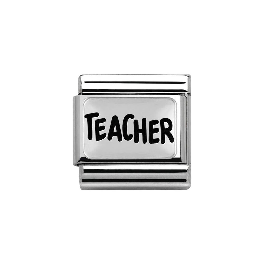 Nomination Silvershine Teacher Charm