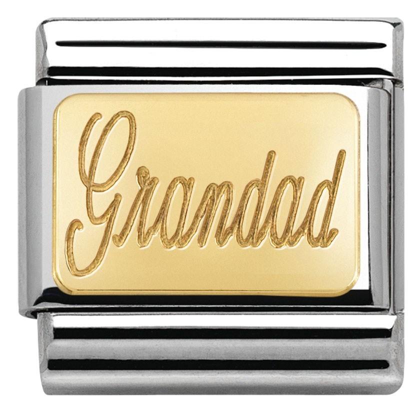 Nomination Gold Grandad Charm