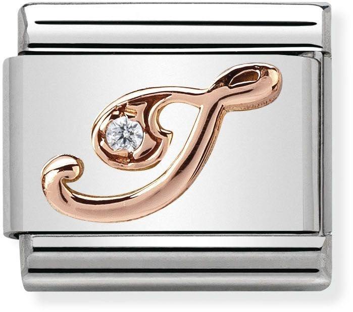 Nomination Rose Gold Letter I Charm