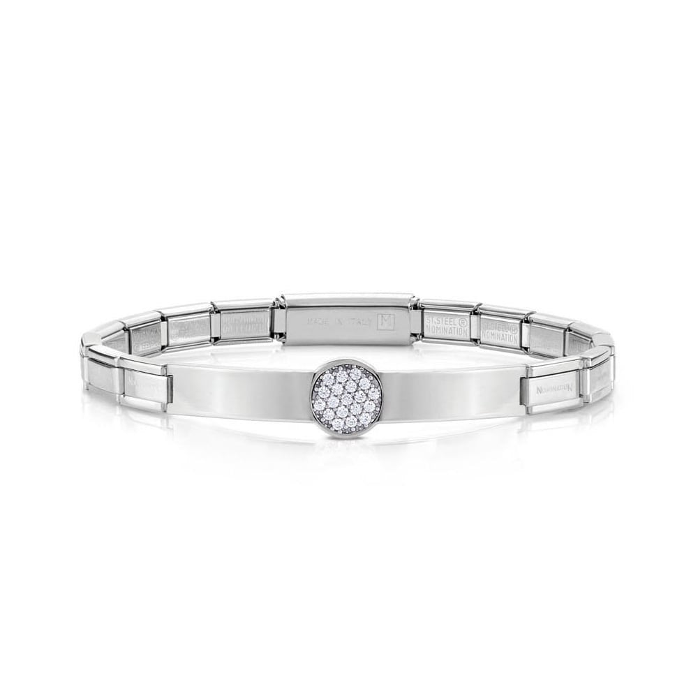 Nomination Trendsetter Pavé Silver Bracelet