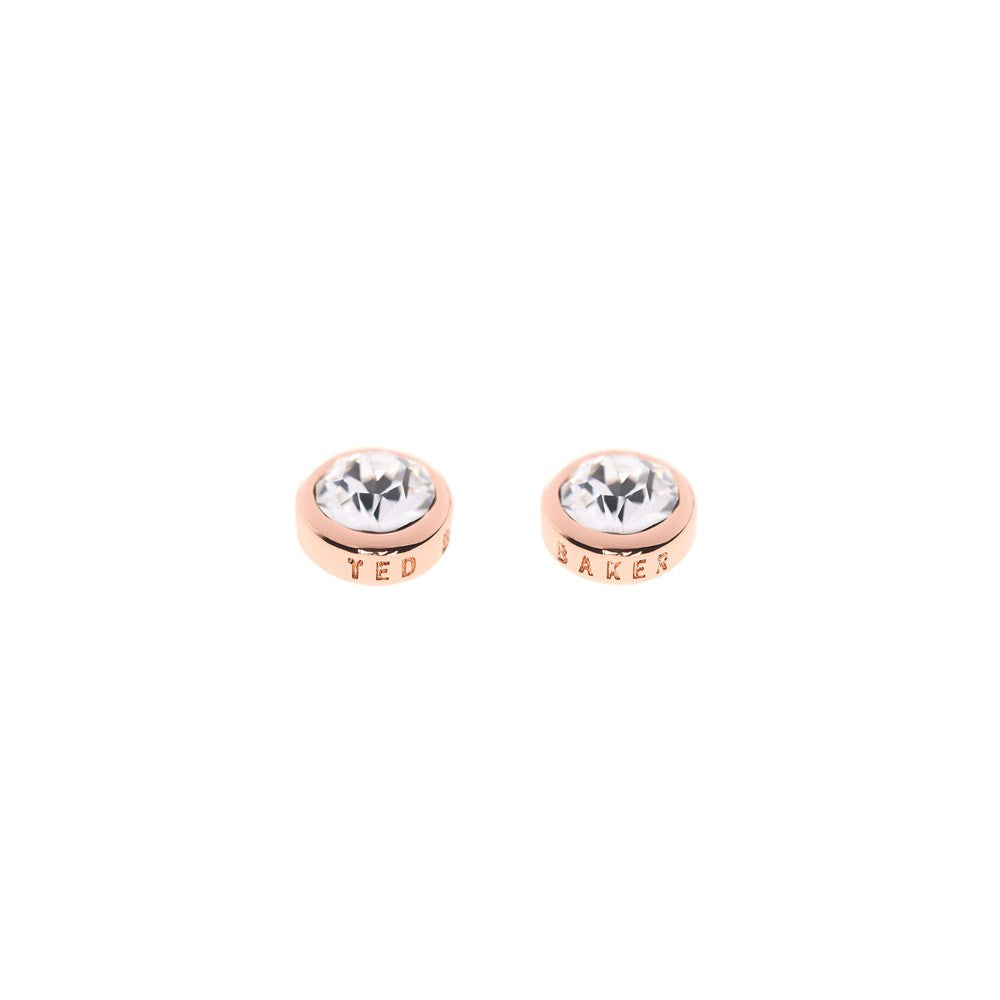 Ted Baker Sinaa Crystal Rose Gold Stud Earrings
