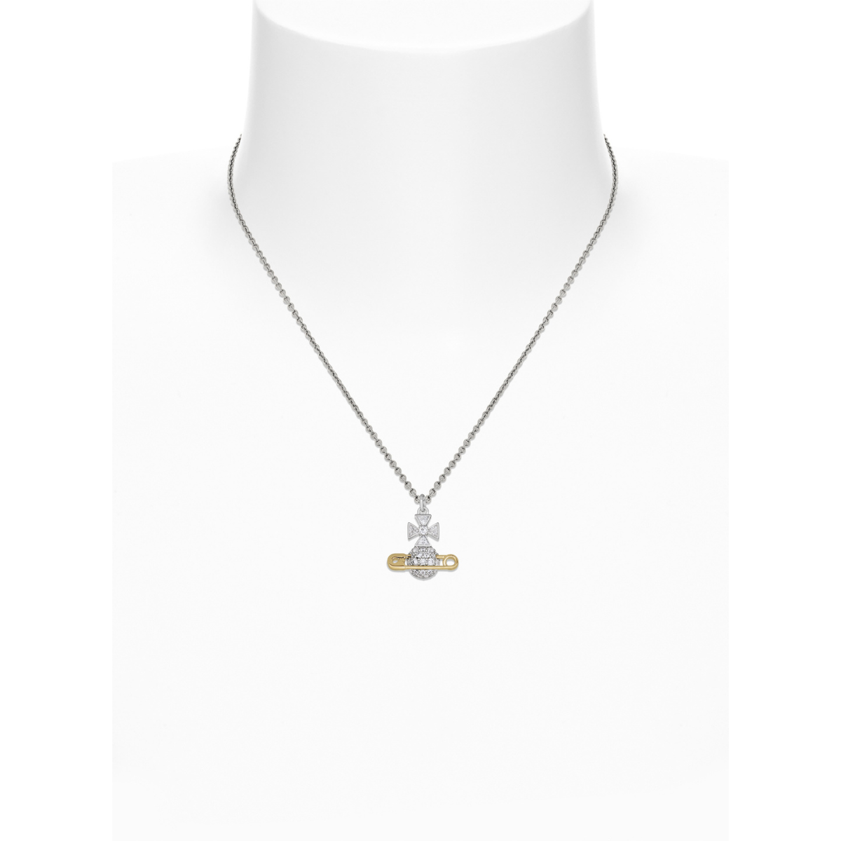 Vivienne Westwood Gold Mix Hectorina Pin Necklace