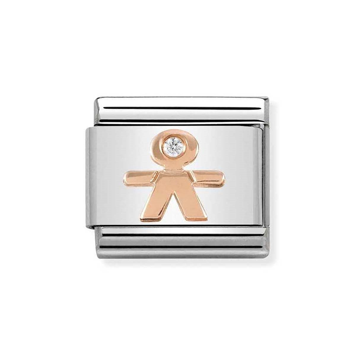 Nomination Rose Gold Little Boy Charm