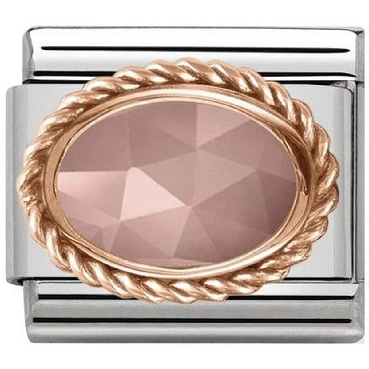 Nomination Rose Gold Chalcedony Stone Charm