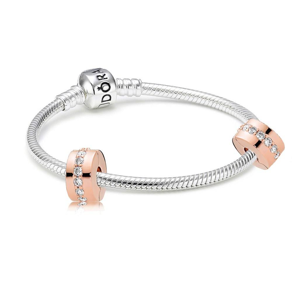 Pandora Rose Gold Shining Path Clip