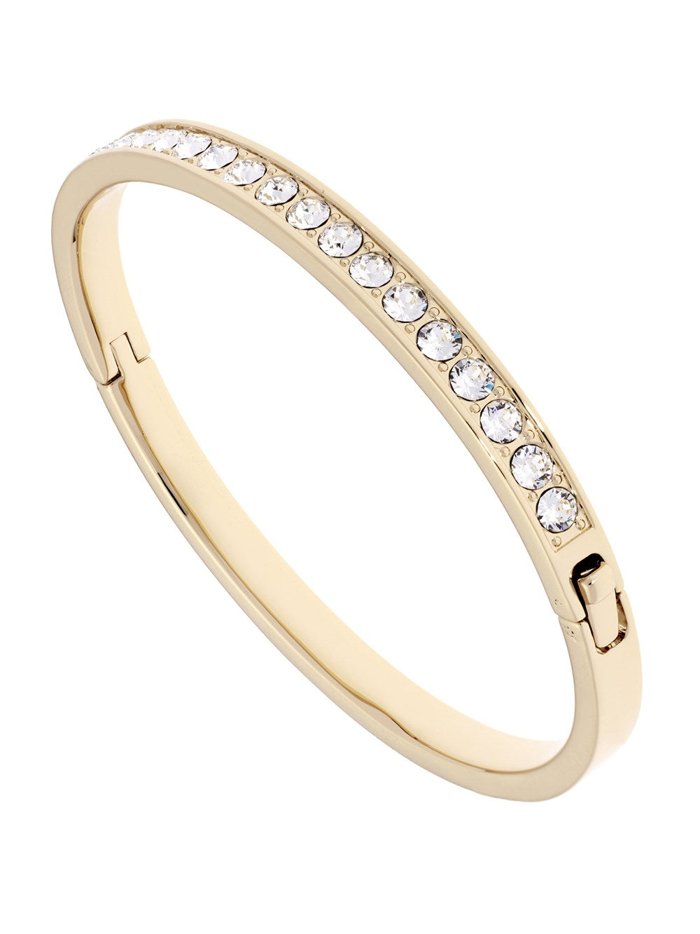 Ted Baker Clemara Hinge Crystal Gold Bangle