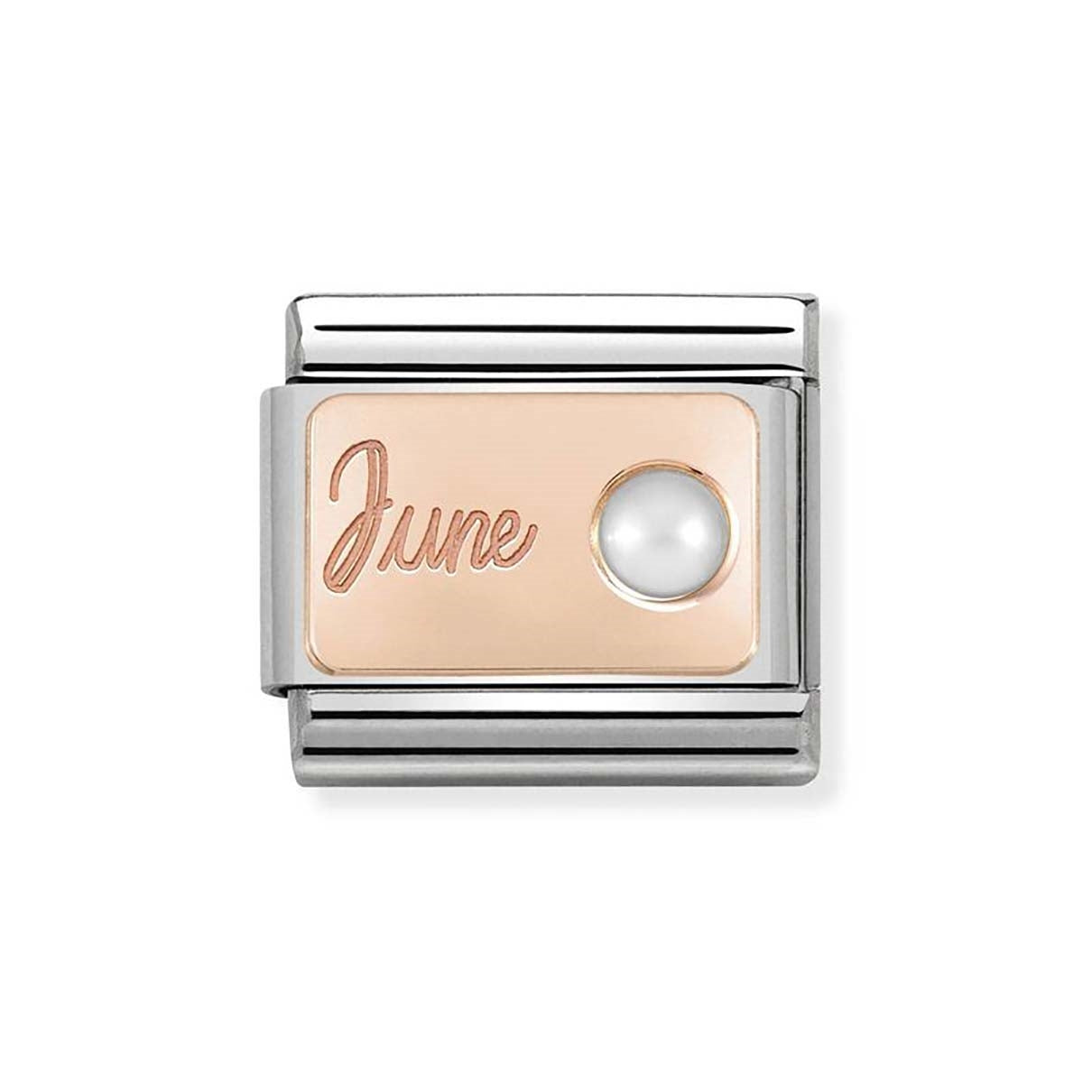 Nomination Rose Gold June Pearl Charm