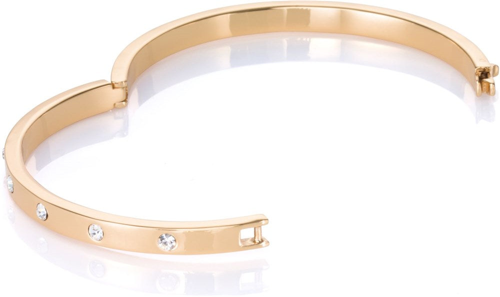 Kate Spade New York Set In Stone Metal Hinged Gold Bangle