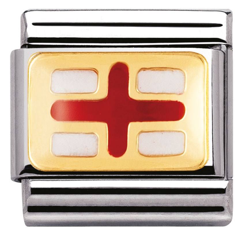 Nomination English Flag Charm