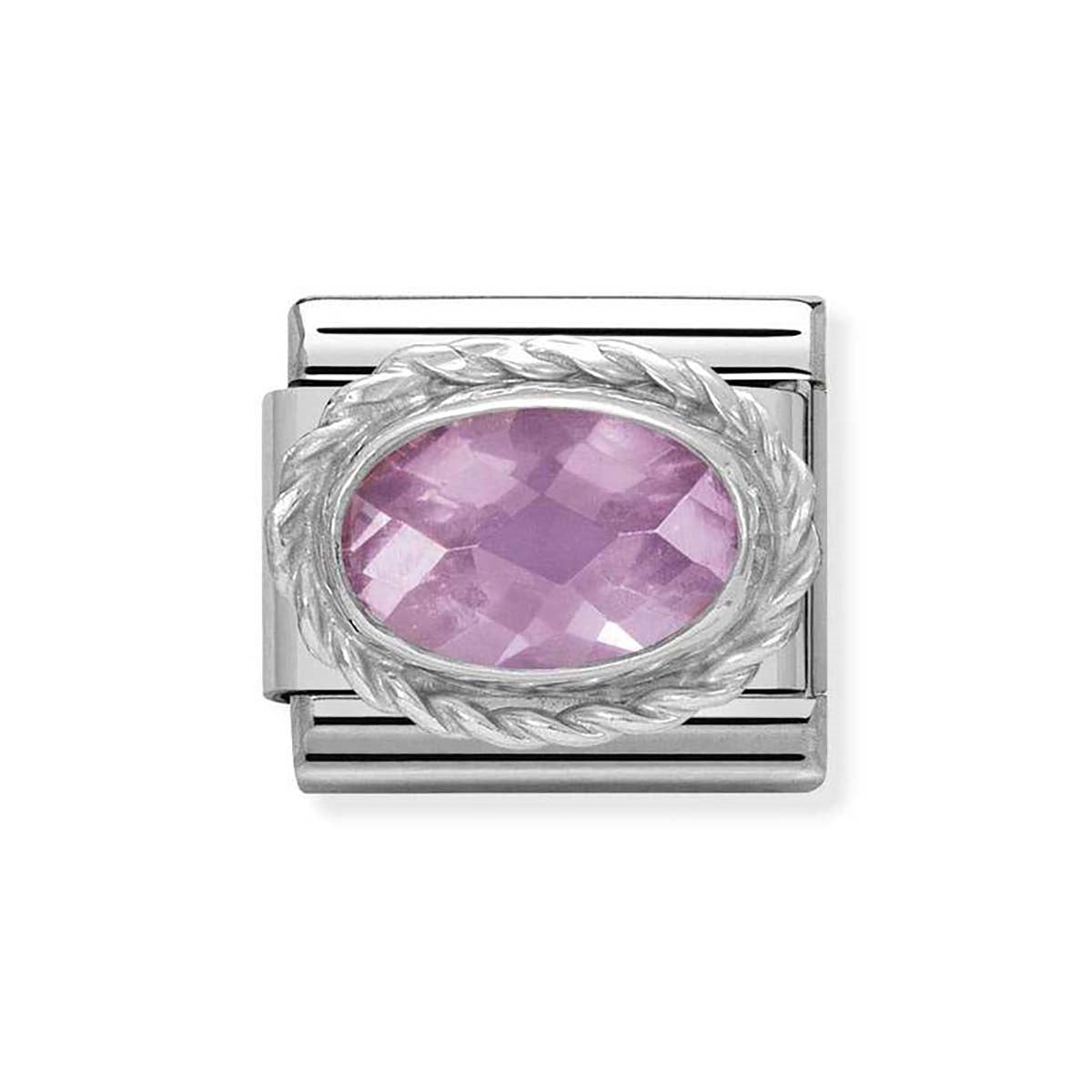 Nomination Pink Cubic Zirconia Charm