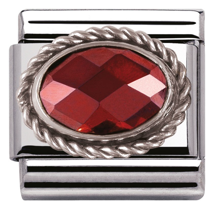 Nomination Red Cubic Zirconia Charm