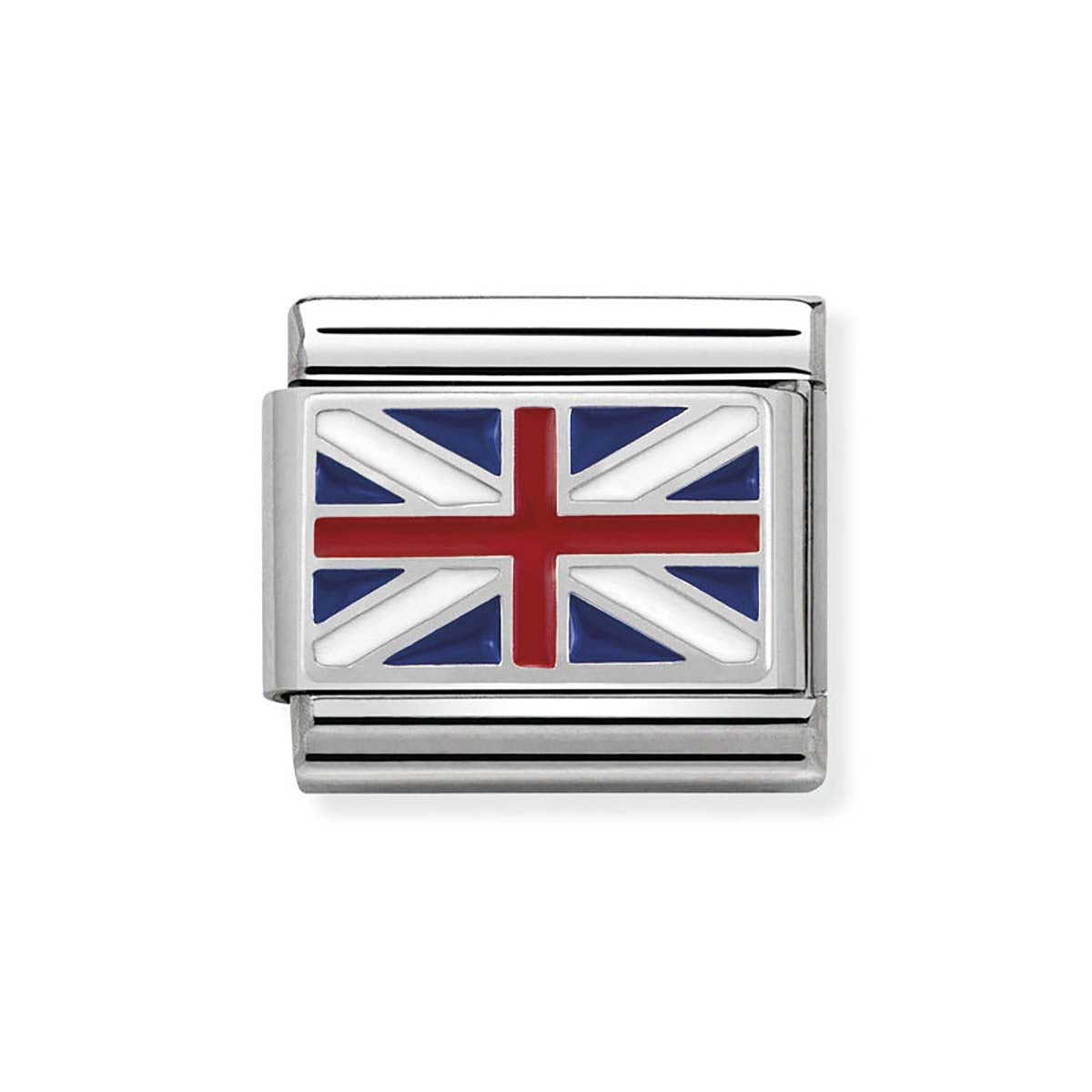Nomination Silver Union Jack Flag